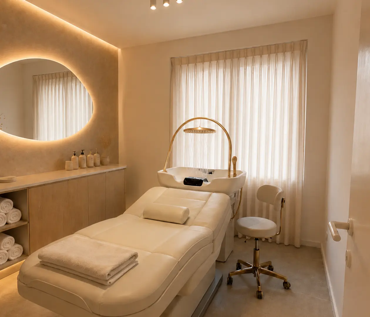 SHAZAY SpaDock in de private Head Spa-suite van ZEÑORITA